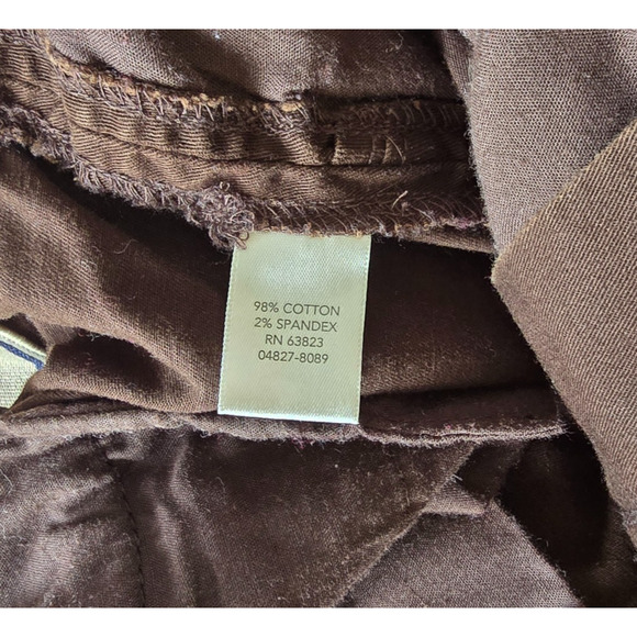 Cj Banks Signature Comfort Pants Women's 22W Brown Straight - Picture 5 of 16